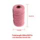 thumbnail image 3 of Toystoory 1 rollo de cuerda de algodón hecha a mano, 3mm de diámetro, cuerdas artesanales tejidas de un solo Color, 100m Artesanía Rosado Toystoory HA5320-05B, 3 of 6