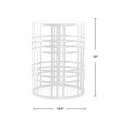 thumbnail image 6 of FirsTime & Co. Gold Woven End Table, Modern, Painted, Round, Metal, 16.5 x 16.5 x 22 in, 6 of 6