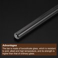 thumbnail image 4 of Unique Bargains 3.3 Borosilicate Glass Stick 7.87' Length 8mm Dia Stir Rod Round for Lab Kitchen Science 6Pcs, 4 of 5