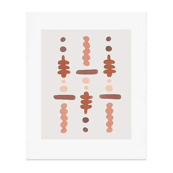 Society6 Bohomadic Studio Botanical Garden Elements 8" x 10" Art Print and Hanger
