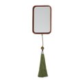 thumbnail image 1 of MasteelfCA Exquisite Makeup Mirror with Tassel Creative Cosmetic Tool Wooden Travel Mirror, 1 of 7