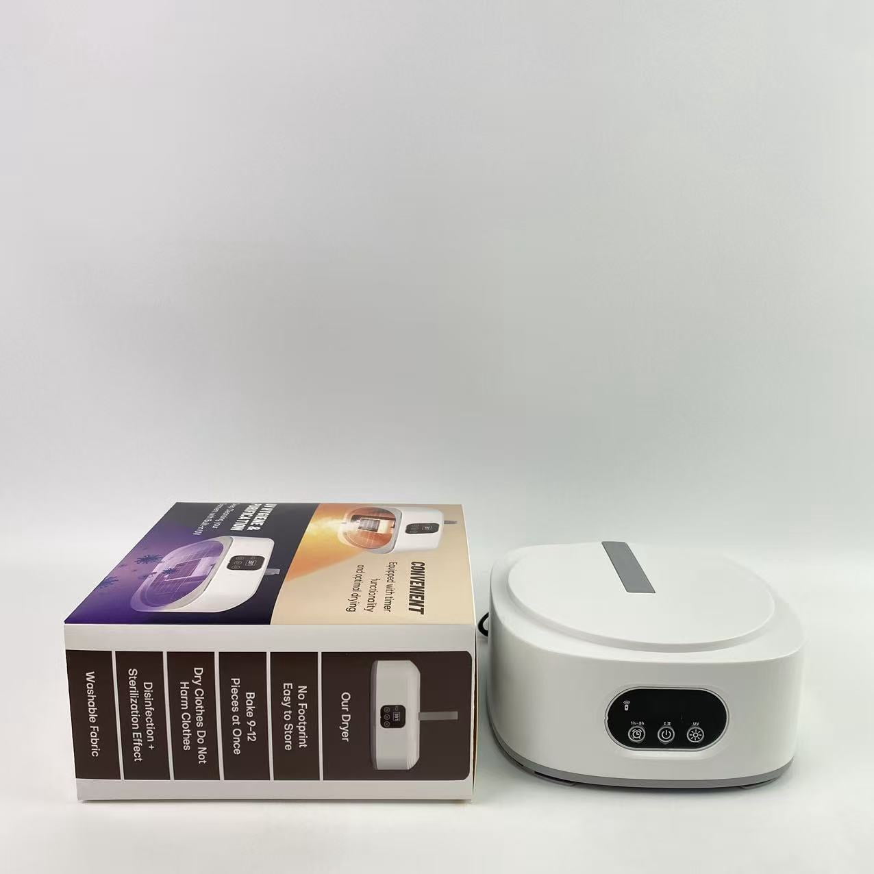 MasteGrag Electric air dryers - Mini/Compact Dryer for Apartment, RV, Travel - Small Quiet Fast-Drying Machine with Adjustable Timer & Hassle-Free Setup