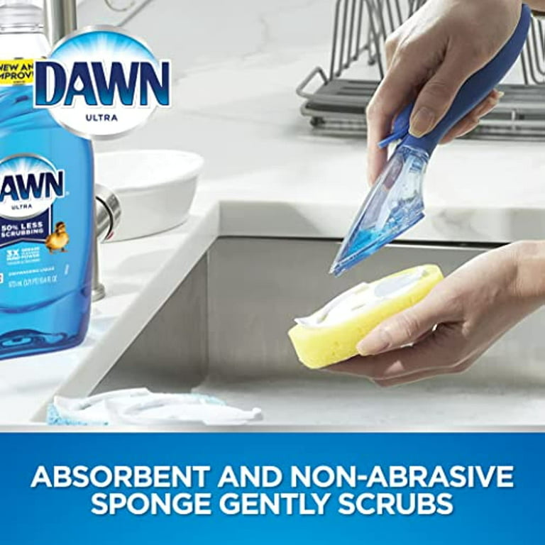 Dawn Mini Superfabric Sponge Refills For Soap Dispensing Dish Wand (2 Pack)  