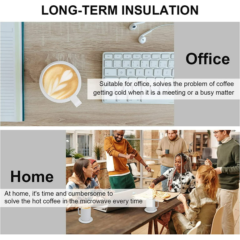 Vsitoo Temperature Control Smart Mug 14 oz, App Controlled Heated Coffee Mug - Improved Design