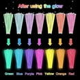 thumbnail image 5 of Glow Sticks Bulk - Ultra Bright 500 Party Pack Glow In The Dark Easter Eggs Gift, Neon Birthday and Holidays - Multicolor 8" Glow Sticks Necklaces Bracelet, 5 of 10