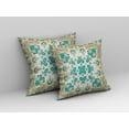 thumbnail image 3 of 20â€ Yellow Green Rose Box Indoor Outdoor Zippered Throw Pillow, 3 of 3
