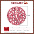 thumbnail image 2 of Sikiie French Bulldog Nativity Christmas Tree Skirt, Jesus Christian Winter Holiday Tree Mat Decoration(30-48IN)30", 2 of 6