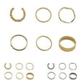 thumbnail image 2 of 6PCS Finger Knuckle Rings Unisex Decorative Joint Nail Rings Plain Band Rings, 2 of 10