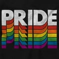 thumbnail image 2 of Pride LGBTQ Rainbow Queer Equality Womens Slim Fit Graphic Tee Brisco Brands S, 2 of 5