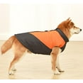 thumbnail image 4 of Harikaji Dog Jacket Coat with D-Ring, Warm Waterproof Pet Jacket Vest, Dog Cold Weather Clothing for Small Medium Large Dogs Orange 4XL, 4 of 6