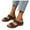 Coffee, variant on Orthopedic Sandals for Women with Arch Support 2025 Comfortable Boho Beach Platform Wedge Dress Slides