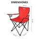 thumbnail image 3 of Silla Camping y Playa Plegable Portatil Duralife Rojo, 3 of 10