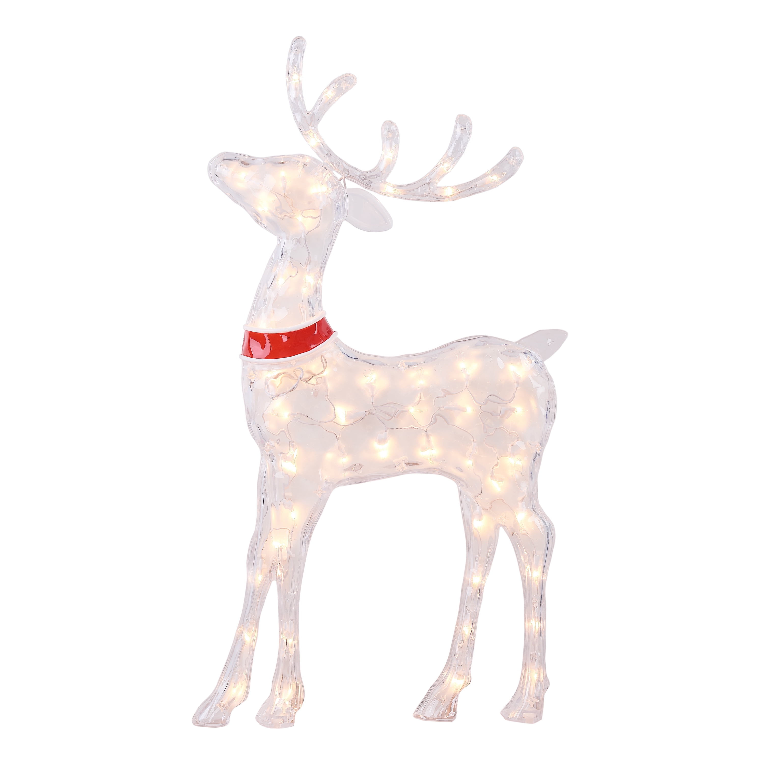 Reindeer LED Light-up Acrylic and Metal Bottle Topper