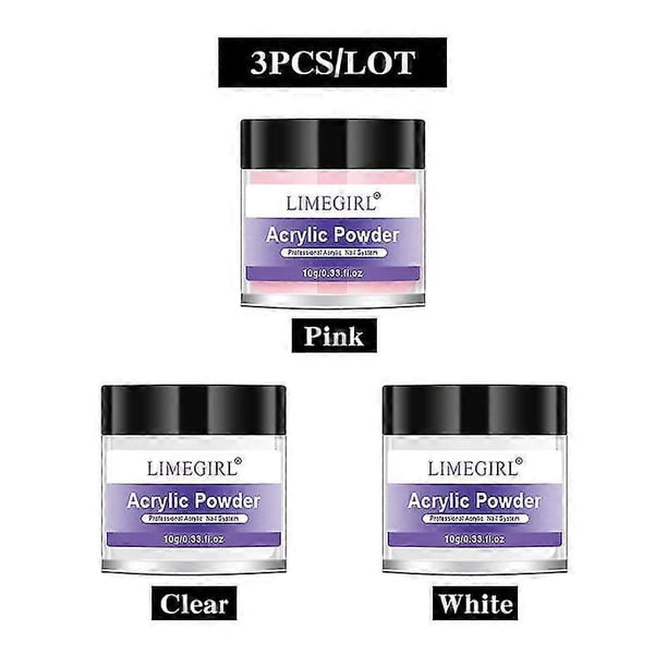 Nail Acrylic Powder And Liquid Monomer Nails Art Decoration For Manicure Set Kit Crystal Nail Glitter 3d Nail Tips Carving Tools