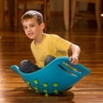 thumbnail image 4 of Fat Brain Toys Teeter Popper 36'' Silicone Suction Cup Kids Balance Board, Blue, 4 of 6
