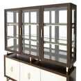 thumbnail image 5 of Michael Amini Belmont Place China Cabinet with LED Lighting - Espresso, 5 of 26