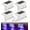 White, variant on Solar Fence Lights Outdoor Waterproof IP65 - Dusk to Dawn Solar Deck Lights for Patio Fence Step Wall, LED Solar Step Lights for Garden Yard Stair Balcony Wireless(white-4pcs)Q