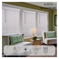 thumbnail image 6 of Cordless, 2 Inch Faux Wood Blind, 22.5" Wide x 24" Long, Window Blinds, Blinds & Shades, Blinds for Indoor Windows, Smooth, Bright White - 22.5" x 24",Bright White, 6 of 9