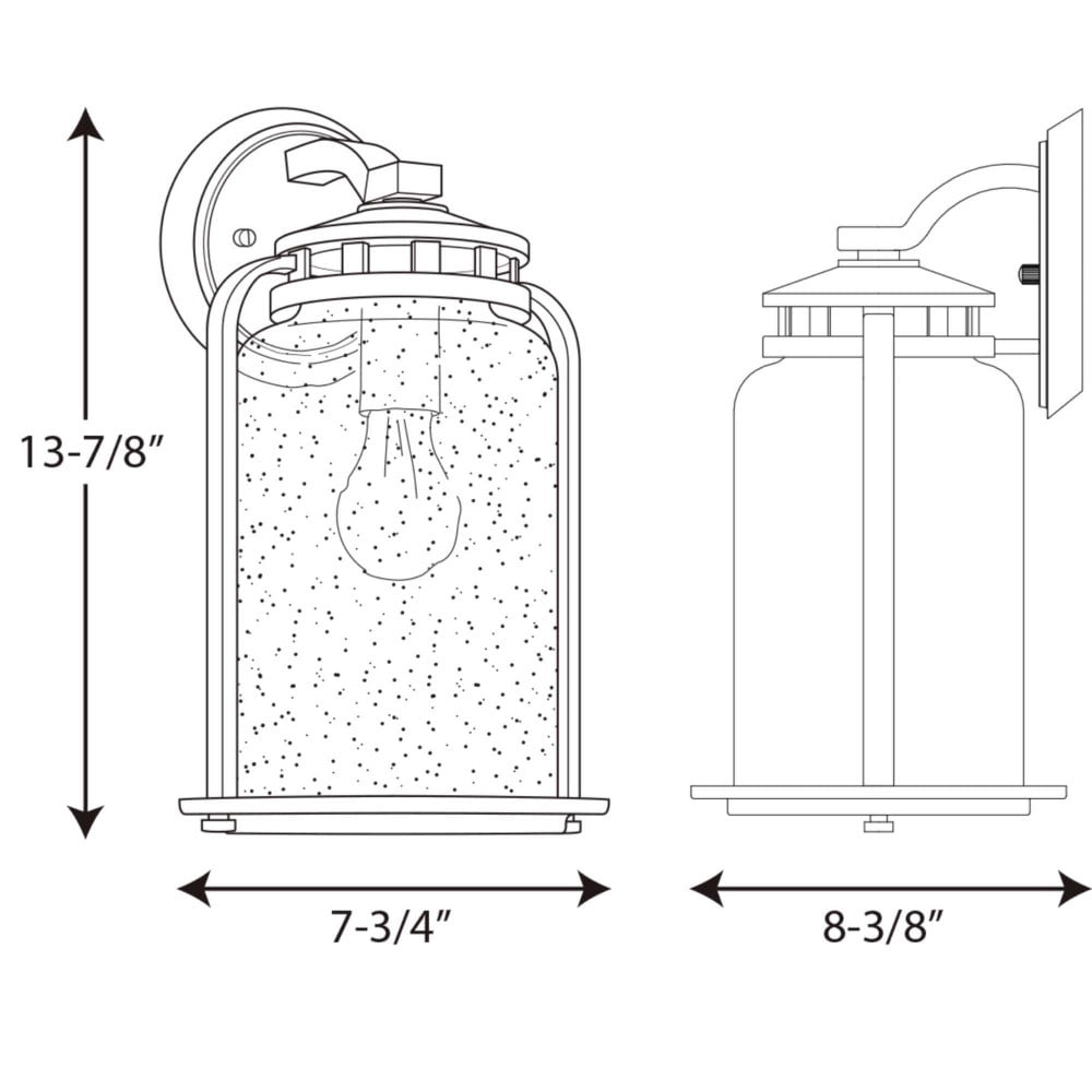 Botta Collection One-Light Medium Wall Lantern
