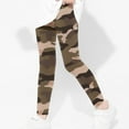 thumbnail image 5 of YUGYXL Toddle Kids Big Girl's Leggings Trendy Camo Print Skinny Pants Lounge High Waist Soft Slim Trousers Mosquito Repellent Comfy Pant 3-7 Year, 5 of 5