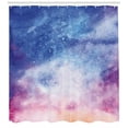 thumbnail image 3 of Ambesonne Navy and Blush Shower Curtain, Watercolor Space, 69"Wx84"L, Blue Pink Salmon, 3 of 3