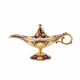 thumbnail image 1 of Yuarrent Lámpara de decoración, artesanía de Metal decorativa, exquisita lámpara de deseos, accesorio decorativo de aleación de Zinc para Home Club Teteras Yuarrent HA018108-00, 1 of 1