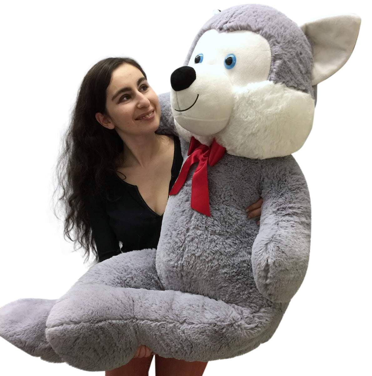 5ft tall stuffed husky