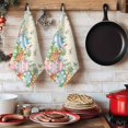 thumbnail image 6 of Easter Eggs Kitchen Towels Set of 4, Farmhouse Spring Botanicals Plants Butterfly Absorbent Dish Towels for Kitchen, Microfiber Hand Towel, Quick Drying Tea Towel for Cleaning Decorative Dishcloths, 6 of 7