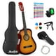 thumbnail image 1 of Moukey Guitarra acústica de 38 pulgadas para principiantes, niños, jóvenes, adultos, kit de guitarra acústica Dreadnought con póster de acordes, bolsa de concierto, afinador, púas, cuerdas de nailon,, 1 of 5