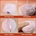 thumbnail image 7 of Powder Puff, 6” X 3” Body Powder Puff, Oversize Dust Puffs for Women, Soft and Comfortable Body Powder Puff and Container, 7 of 7
