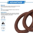 thumbnail image 4 of Unique Bargains Universal Oil Seal TC Double Lip W Steel Spring Seal Ring Rotary Shaft Seal High Pressure FKM Rubber Brown 2 Pcs 75x100x10mm, 4 of 7