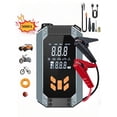 thumbnail image 2 of 1pc 150PSI 5000A Car Jump Starter With Air Compressor, 5-In-1 Digital Car Tire Inflator Emergency Starter Kit Battery Pack, Suitable For 10L Gasoline Or 8L Portable Car Battery Charger, 2 of 11