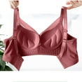 thumbnail image 4 of Arnsht Womens Adjustment Lift Bras No Underwire Wireless Seamless Bra Push Up Bralette Full Coverage Comfort Breathable Everyday Bra Red XXXL, 4 of 9
