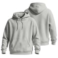 thumbnail image 5 of Fabrcox Men's Hoodies Fleece Long Sleeve Men Sweatshirt Casual Workout Drawstring Fall Winter Warm Pullover Men with Pocket Gray L, 5 of 6