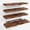 Rustic Brown, variant on Tomnk 15.8" Floating Wall Shelves, Rustic Brown Wood Wall Shelf Set of 4, Invisible Brackets for Bathroom, Bedroom, Living Room, Kitchen