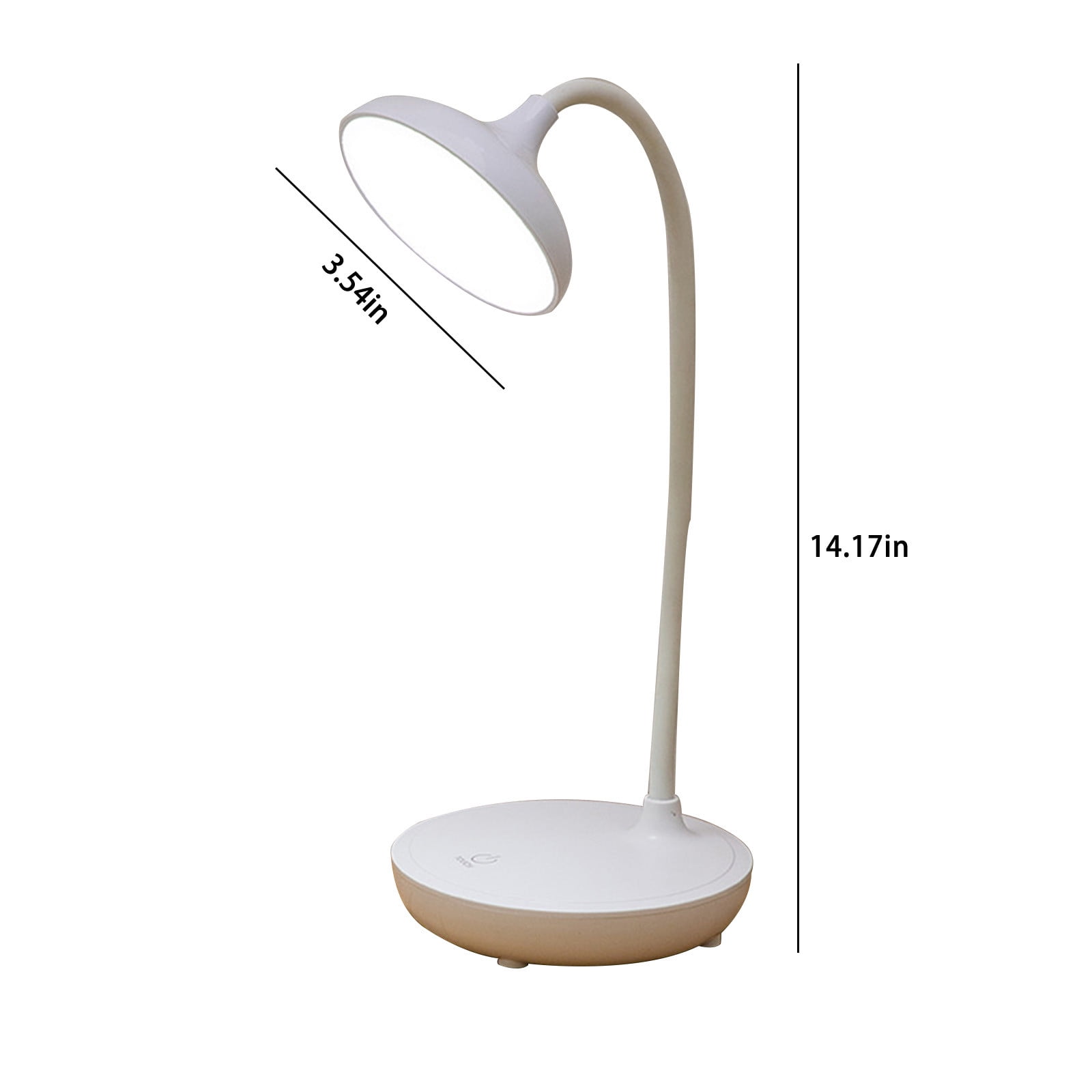 TACILIP Office, New LED Desk Lamp Foldable Plug In Reading Lamp 3 Grade Colour Temperature Adjustment Stepless Dimming Table Lamp Night Light for Living Room Office Dorm Gift School