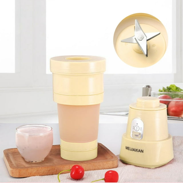 Aparatos de cocina, accesorios de cocina, utensilios de cocina, licuadoras portátiles, exprimidor personal para batidos, exprimidor de frutas recargable por USB con 6 cuchillas, licuadoras de mano par
