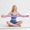 Purple, variant on Resistance Band Arm Back Shoulder Exercise Elastic Rope Stretch Fitness Band Foot Leg Hand Stretcher Arm Exerciser For Yoga Stretching Physical 20 Pounds