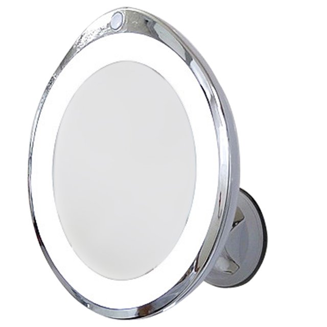 LED Makeup Mirror 10X Magnification Suction Cup Vanity Mirror Cosmetic Mirror