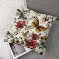 thumbnail image 7 of nygtbtfer Throw Pillow Covers se of 2 Ink Painting Traditional White Cozy Velvet Fuzzy Velvet Washable Square Living Room Bedroom Cushion Pillowcases White, 7 of 7