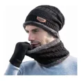 thumbnail image 1 of 4 Conjunto Gorro Bufanda Guantes Frío Tejido Lana Unisex, 1 of 7