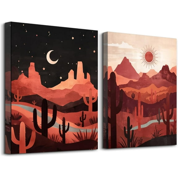 3 Piece Lotus Flower Canvas Wall Art for Living Room, Blue Floral Picture Wall Decor Art Print Painting 12"X16"