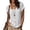 White, variant on LIaqionyy Womens Cotton Linen Tops Lightweight Casual Loose Work Blouses Short Sleeve Summer Vacation Shirts