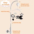 thumbnail image 5 of AIPINQI Baby Crib Mobile with Music,Baby Mobile for Crib with Plush Rattle Toys,Music Box Nursery Mobile Toys for Babies 0-24 Months,Owl, 5 of 8