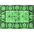 thumbnail image 1 of Ahgly Company Indoor Rectangle Oriental Emerald Green Traditional Area Rugs, 3' x 5', 1 of 4