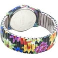 thumbnail image 3 of Blekon Collections Women's 34mm Case Multicolor Floral Stretch Band Analog, Casual Watch, 3 of 5