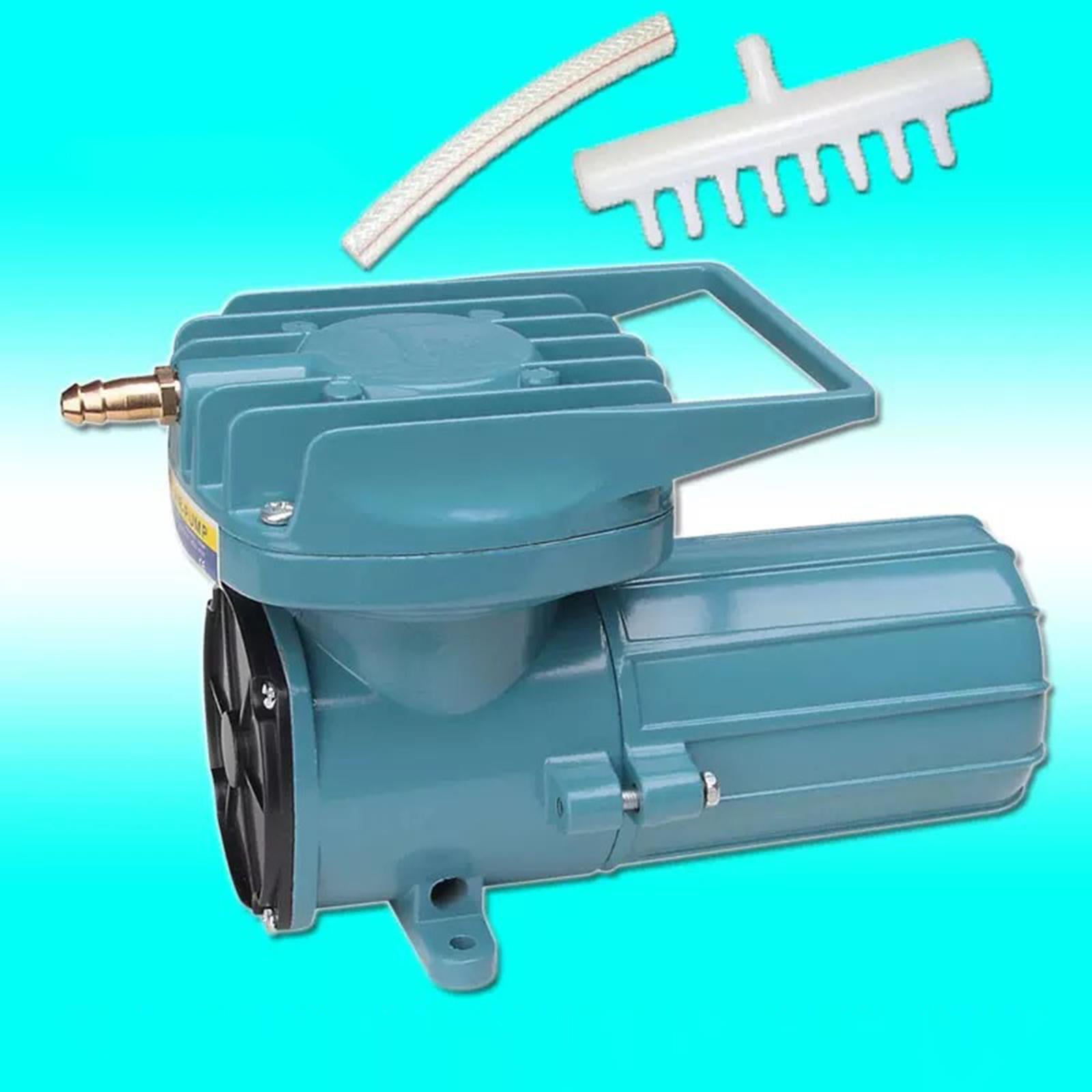 TOOYFUL Aquarium Air Pump DC 12V Pump Tool Accessory Pond Aerator Metal Pump for Outdoor Pond Hydroponics 220x110x136mm
