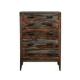 thumbnail image 3 of Hawthorne Collections Fall River Solid Sheesham Wood Chest - Brown, 3 of 12