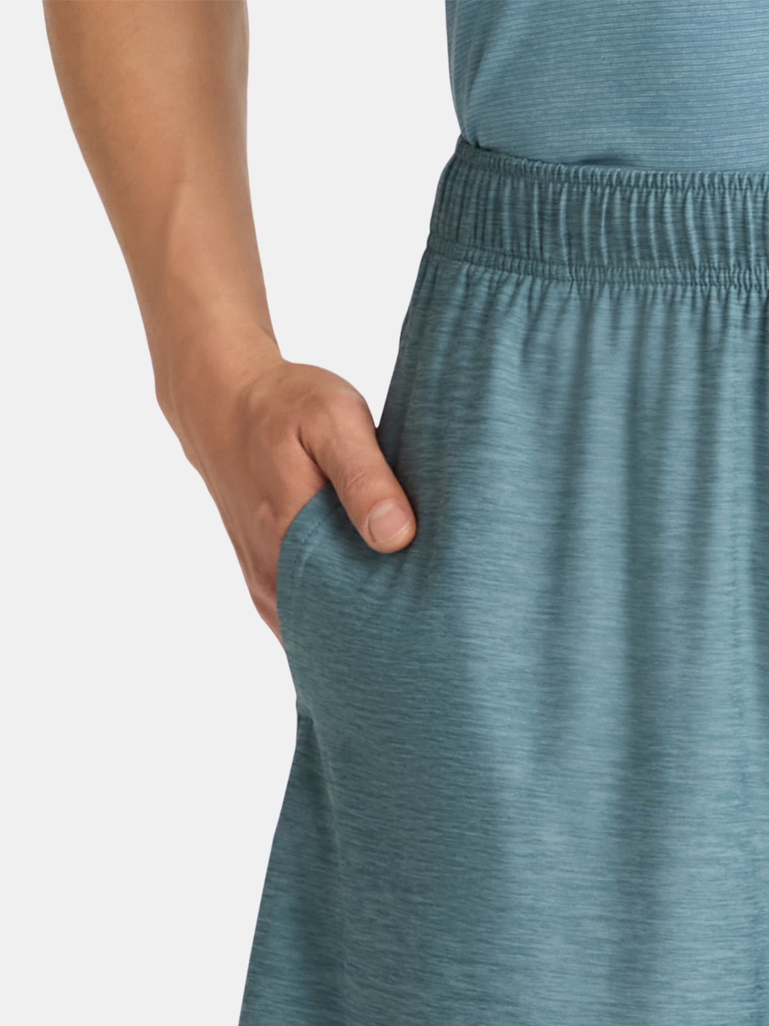 Athletic Works Men's & Big Men’s Jersey Knit Shorts, 9" Inseam, Sizes XS-5XL