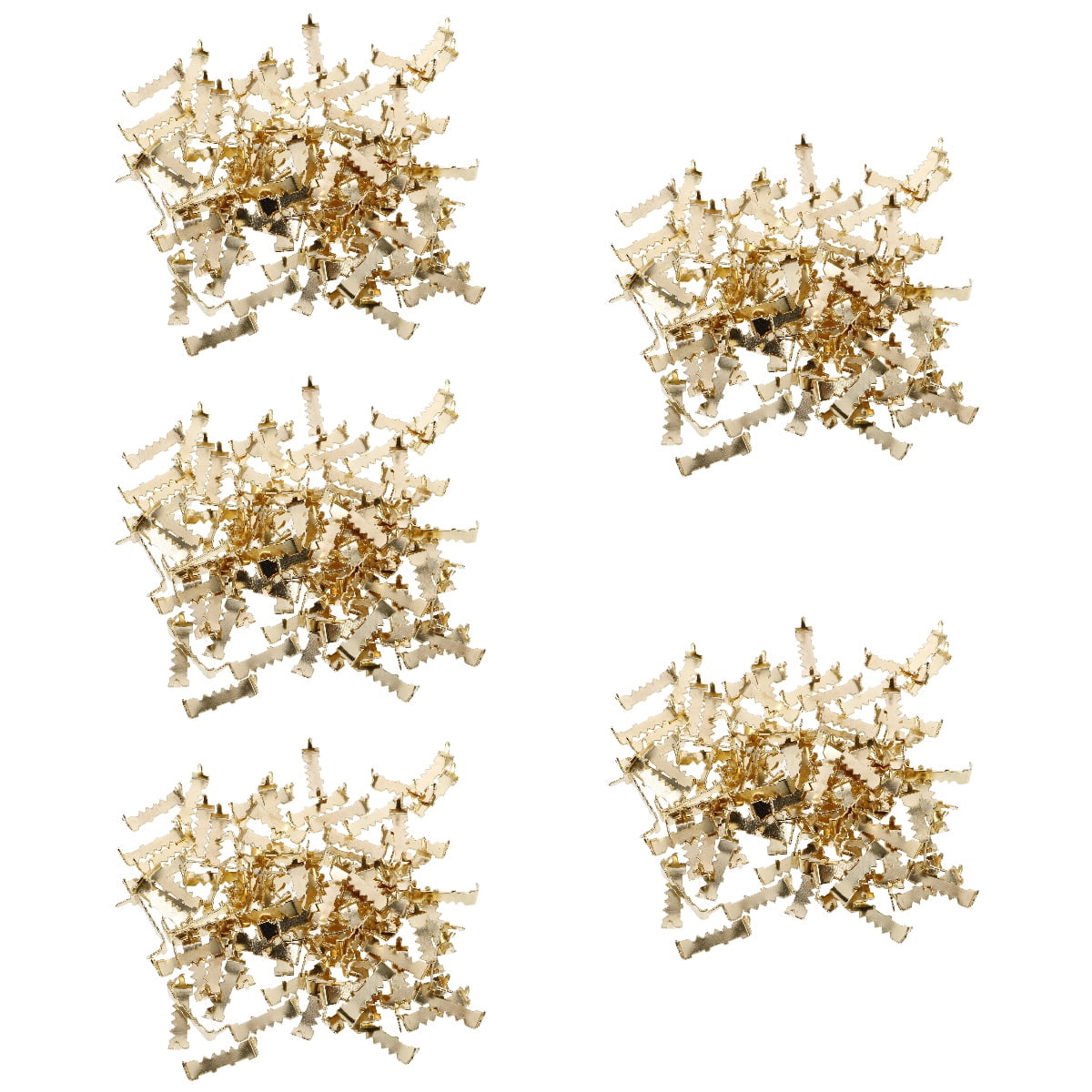 5 Pieces Picture Framing Hardware Photo Frame Back Panel Hidden Hanging Clear Golden